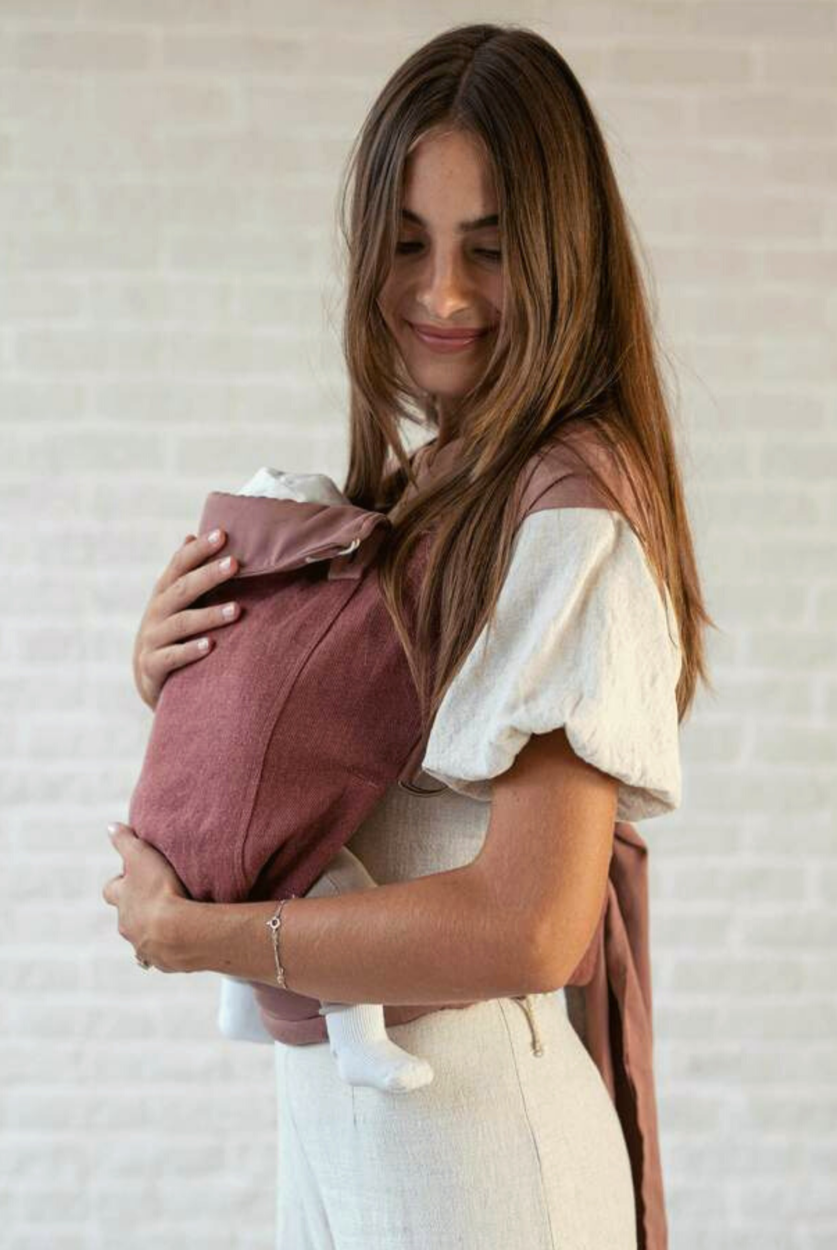 Dusty Rose Sling Babytrage