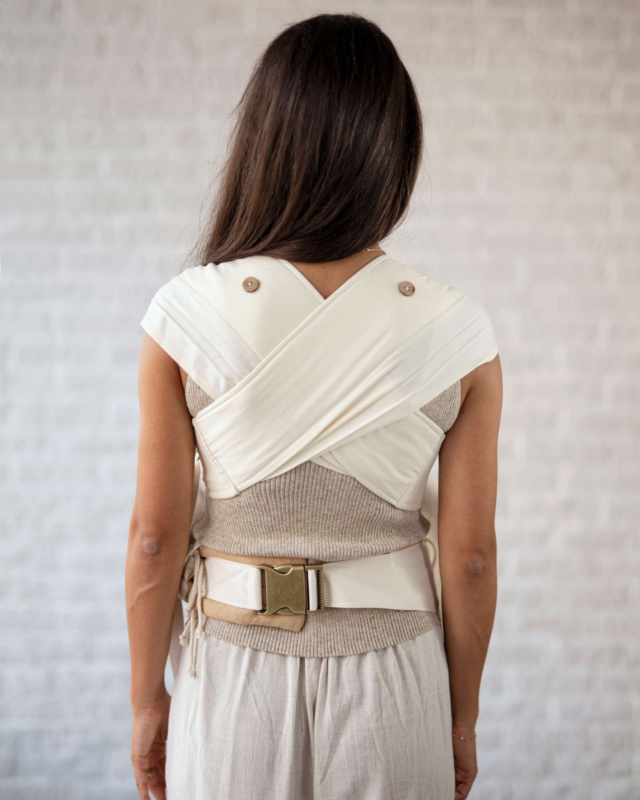 Warm Sand Buckle Babytrage