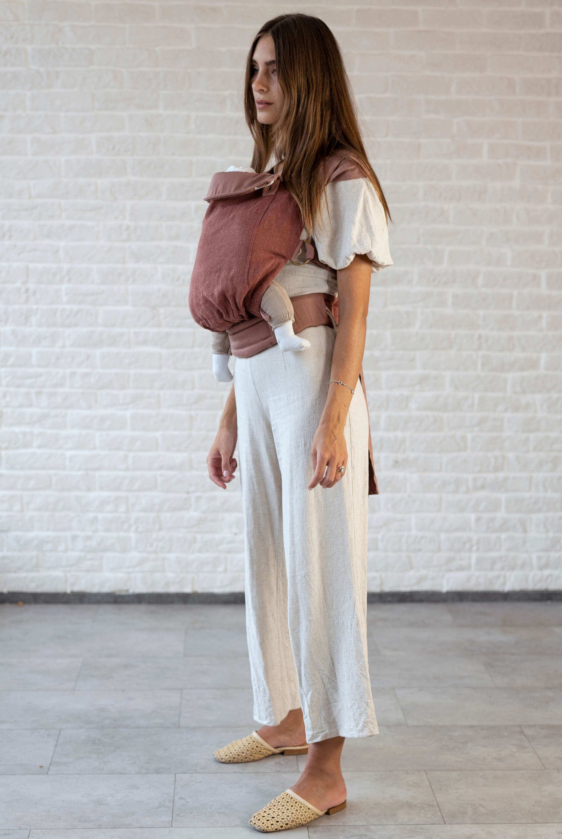 Dusty Rose Sling Babytrage