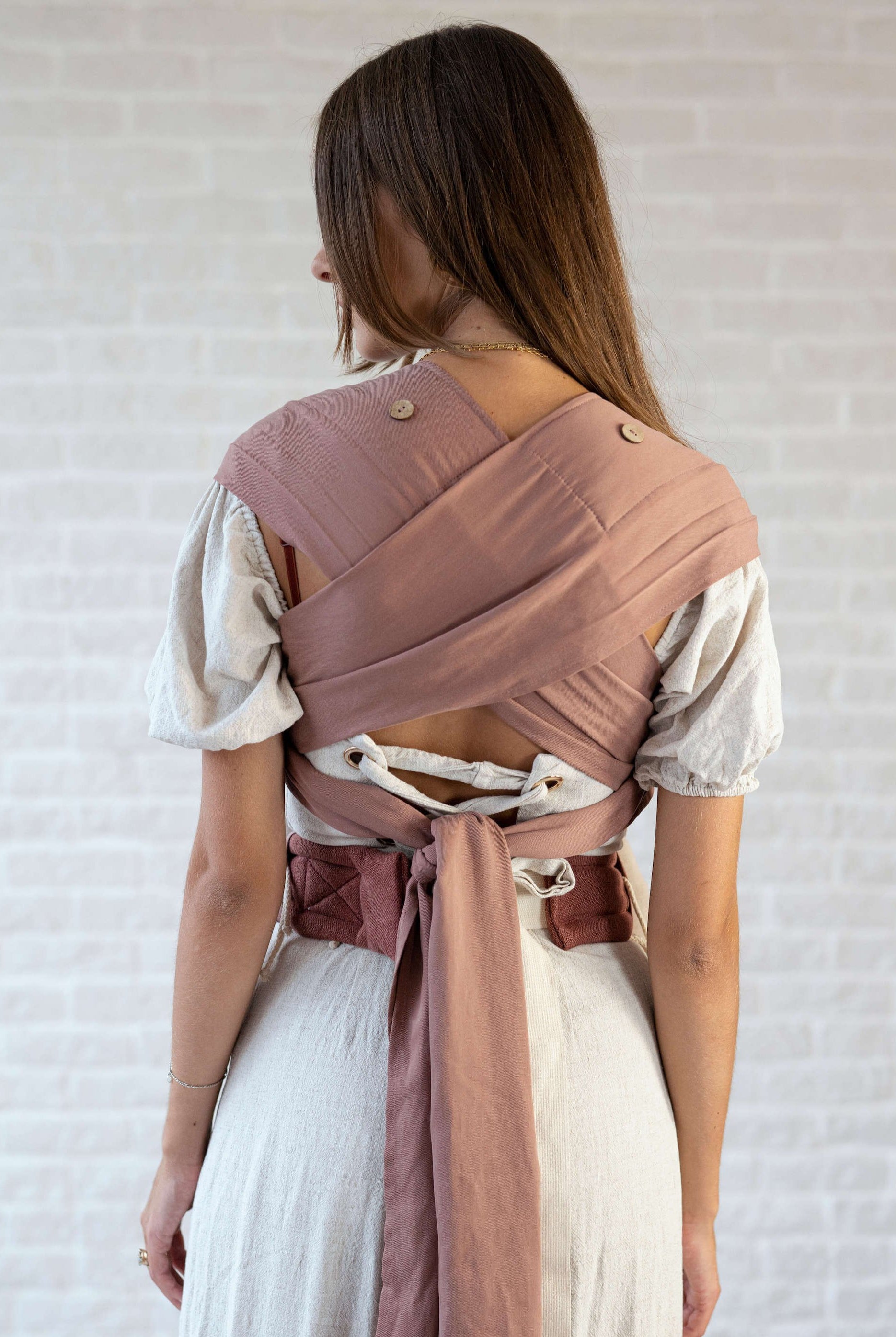 Dusty Rose Sling Babytrage