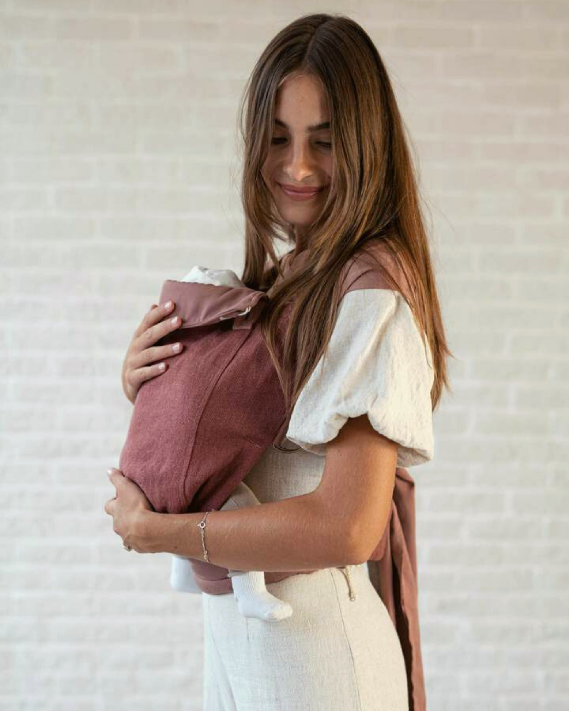 Dusty Rose Sling Babytrage